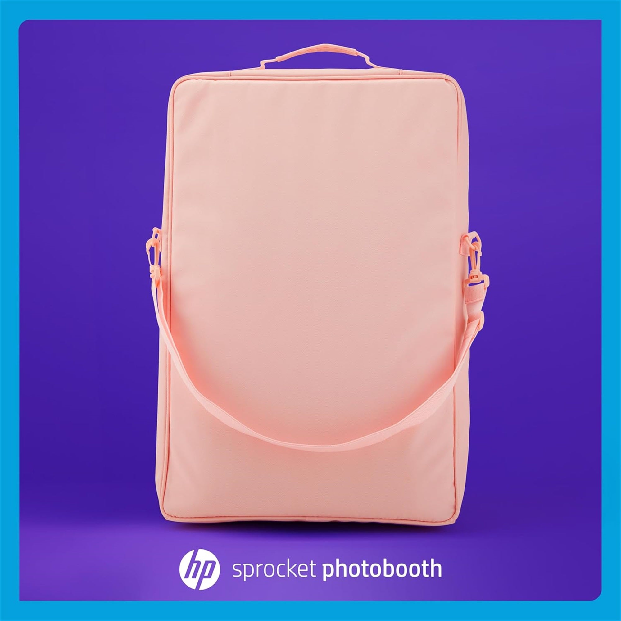 HP Premium Carrying Padded Storage Case w/Removable Shoulder Strap for Sprocket Photobooth (Pink)