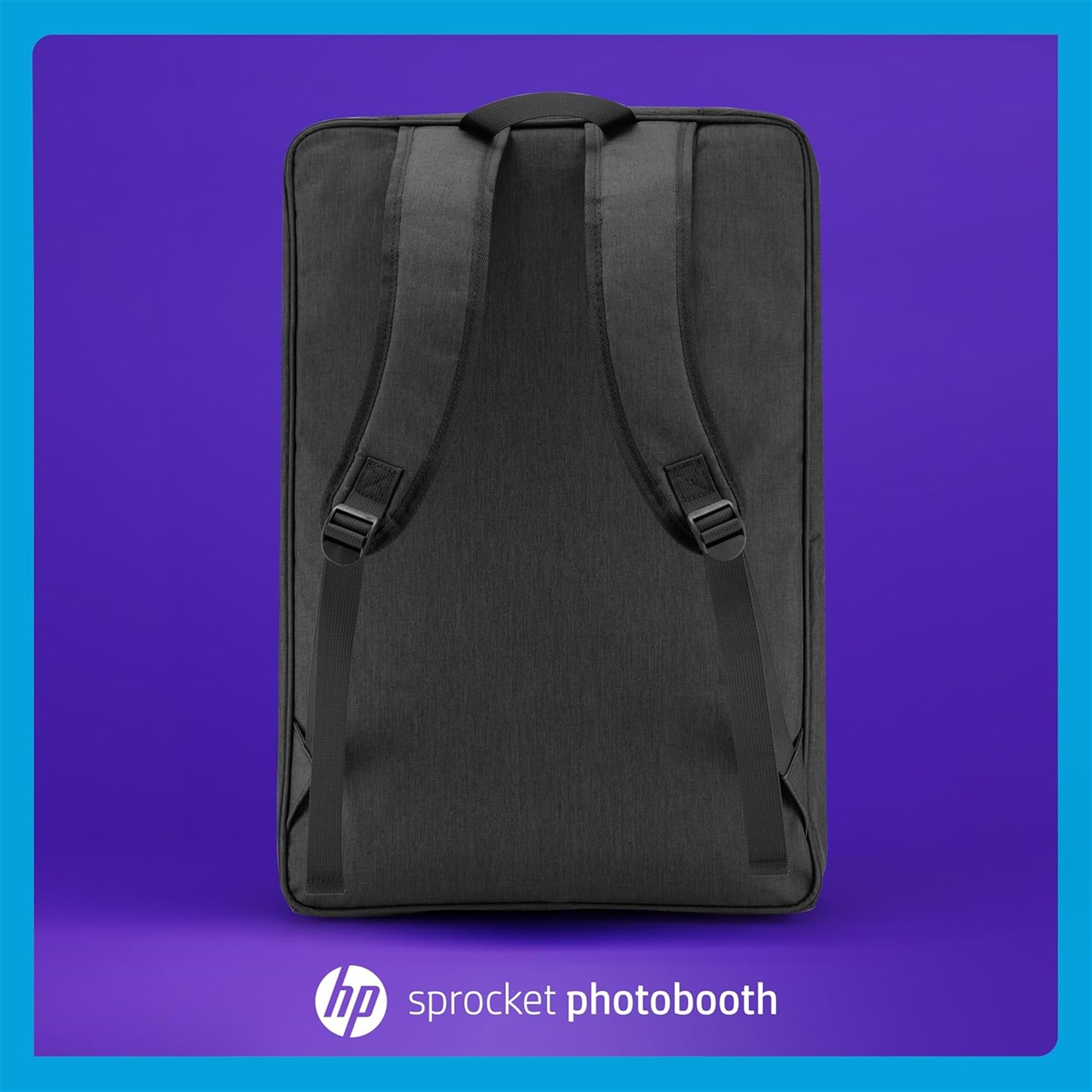 HP Sprocket Photobooth 旅行背包（黑色），专为 HP Sprocket Photobooth 打印机设计