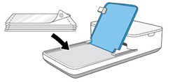 Loading paper into the input tray